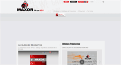 Desktop Screenshot of maxor.com.uy